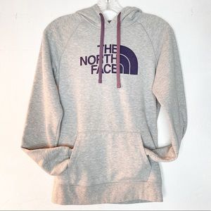North Face Heather Gray Hoodie Size Small